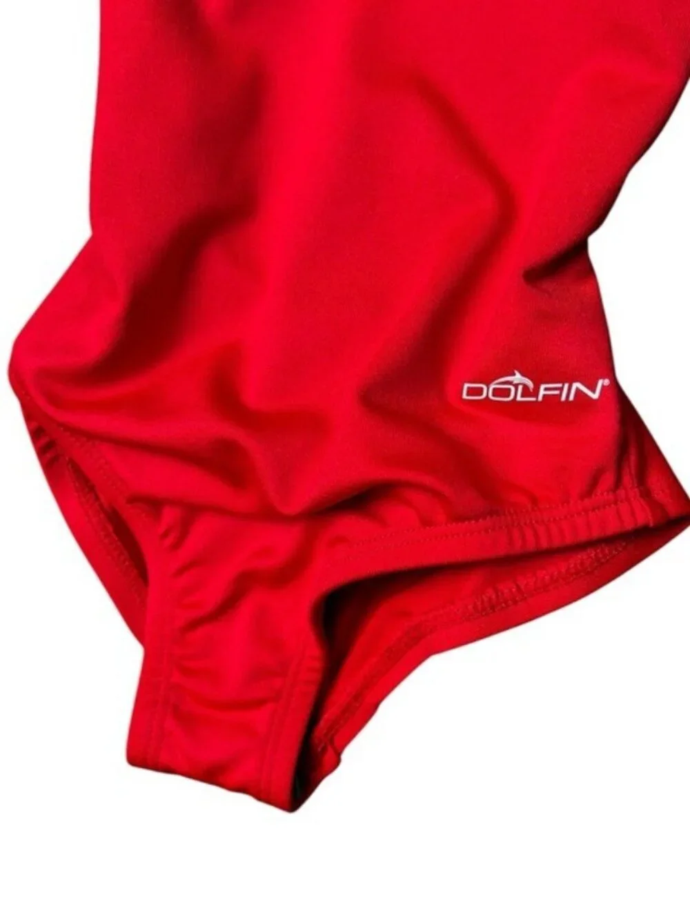 💦NEW Dolfin Girls Ocean Solid Performance Back One-Piece Swimsuit Youth Size 26